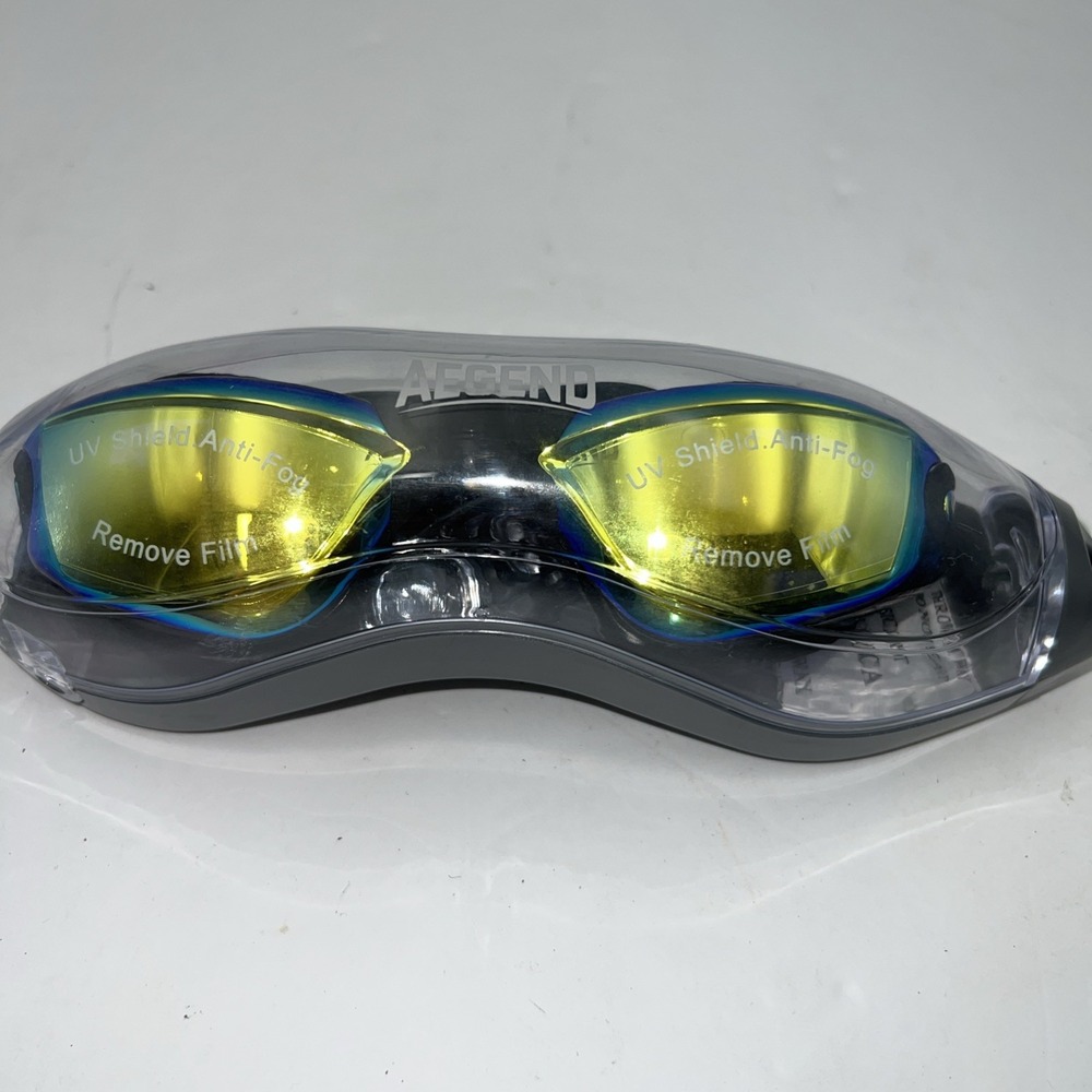 AEGEND Swimming Googles‎ with Case No Leak UV Anti-Fog  -- NEW